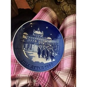 1990 Bing & Grondahl B‎ & G JULE AFTER CHRISTMAS Plate Denmark Mint